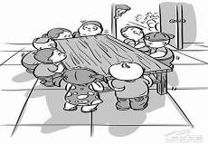 一副场景画简笔画图片
