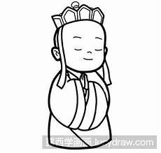 沙僧的画法简笔画图片