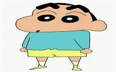 蜡笔小新简笔画全家福