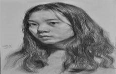 陈明钱素描头像