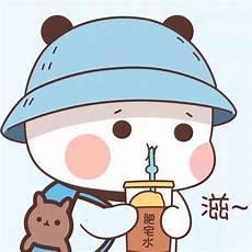 可爱小熊情侣头像一左一右