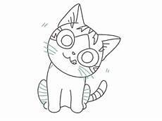 甜甜私房猫q版简笔画