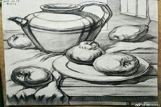简单风景素描