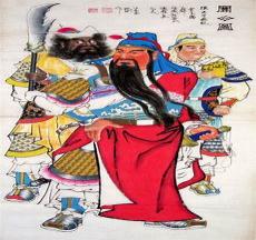 关羽素描图片大全